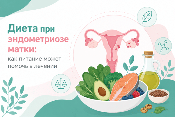 Диета при эндометриозе матки: как питание помогает в лечении