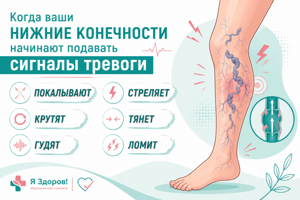 Когда ваши нижние конечности начинают подавать сигналы тревоги
